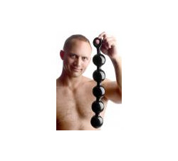 Black Baller Anal Beads